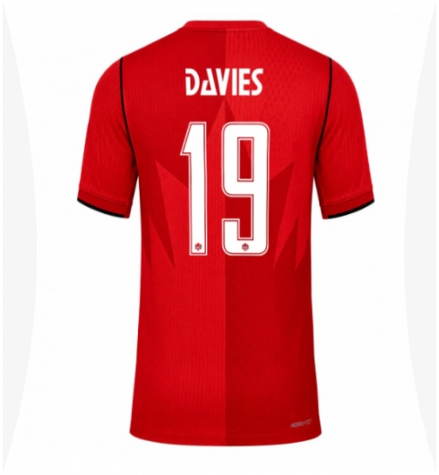 Kanada Alphonso Davies #19 Heimtrikot Frauen WM 2026 Kurzarm Kanada Alphonso Davies #19 Heimtrikot Frauen WM 2026 Kurzarm