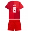 Kanada Alphonso Davies #19 Heimtrikot Kinder WM 2026 Kurzarm (+ kurze hosen)
