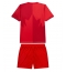 Kanada Heimtrikot Kinder WM 2026 Kurzarm (+ kurze hosen)