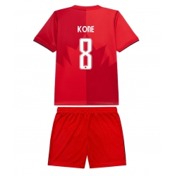 Kanada Ismael Kone #8 Heimtrikot Kinder WM 2026 Kurzarm (+ kurze hosen)