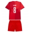 Kanada Ismael Kone #8 Heimtrikot Kinder WM 2026 Kurzarm (+ kurze hosen)