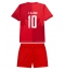 Kanada Jonathan David #10 Heimtrikot Kinder WM 2026 Kurzarm (+ kurze hosen)