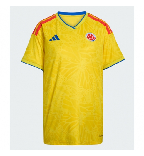 Kolumbien Heimtrikot Frauen WM 2026 Kurzarm Kolumbien Heimtrikot Frauen WM 2026 Kurzarm