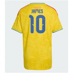 Kolumbien James Rodriguez #10 Heimtrikot Frauen WM 2026 Kurzarm