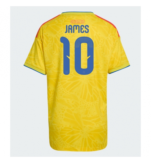 Kolumbien James Rodriguez #10 Heimtrikot Frauen WM 2026 Kurzarm Kolumbien James Rodriguez #10 Heimtrikot Frauen WM 2026 Kurzarm