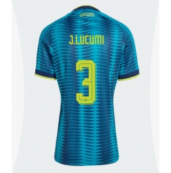 Kolumbien Jhon Lucumi #3 Auswärtstrikot Frauen WM 2026 Kurzarm
