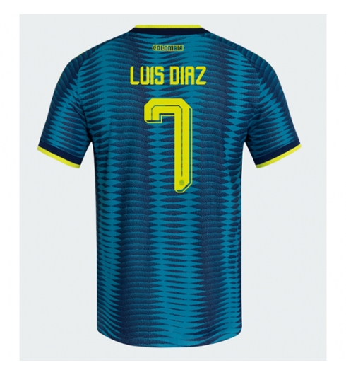 Kolumbien Luis Diaz #7 Auswärtstrikot WM 2026 Kurzarm Kolumbien Luis Diaz #7 Auswärtstrikot WM 2026 Kurzarm