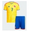 Kolumbien Luis Diaz #7 Heimtrikot Kinder WM 2026 Kurzarm (+ kurze hosen)