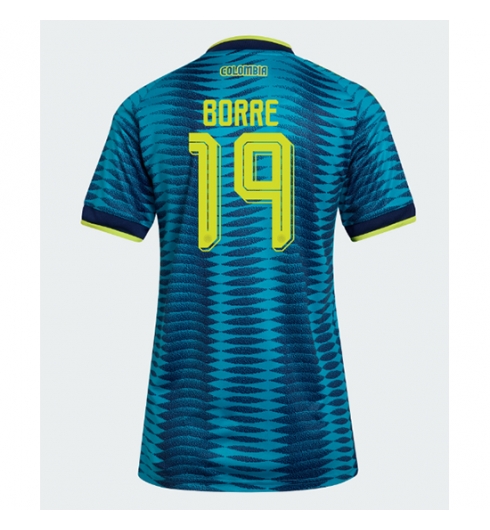 Kolumbien Rafael Santos Borre #19 Auswärtstrikot Frauen WM 2026 Kurzarm Kolumbien Rafael Santos Borre #19 Auswärtstrikot Frauen WM 2026 Kurzarm