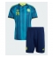 Kolumbien Rafael Santos Borre #19 Auswärtstrikot Kinder WM 2026 Kurzarm (+ kurze hosen)