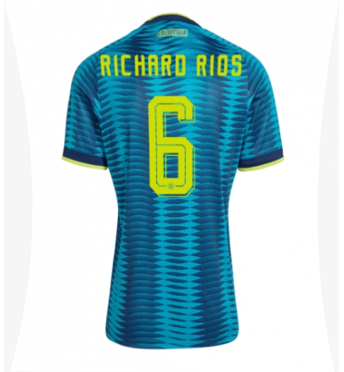 Kolumbien Richard Rios #6 Auswärtstrikot Frauen WM 2026 Kurzarm Kolumbien Richard Rios #6 Auswärtstrikot Frauen WM 2026 Kurzarm