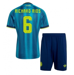 Kolumbien Richard Rios #6 Auswärtstrikot Kinder WM 2026 Kurzarm (+ kurze hosen)
