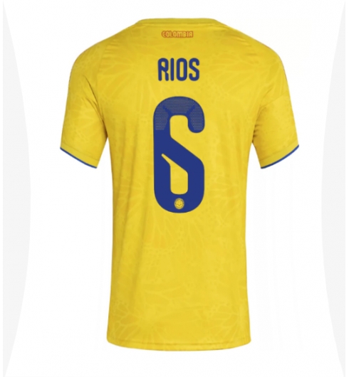 Kolumbien Richard Rios #6 Heimtrikot Frauen WM 2026 Kurzarm Kolumbien Richard Rios #6 Heimtrikot Frauen WM 2026 Kurzarm