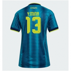 Kolumbien Yerry Mina #13 Auswärtstrikot Frauen WM 2026 Kurzarm