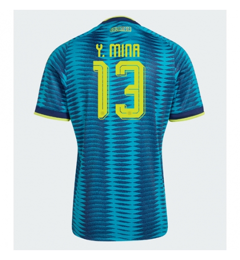 Kolumbien Yerry Mina #13 Auswärtstrikot WM 2026 Kurzarm Kolumbien Yerry Mina #13 Auswärtstrikot WM 2026 Kurzarm