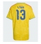 Kolumbien Yerry Mina #13 Heimtrikot Frauen WM 2026 Kurzarm Kolumbien Yerry Mina #13 Heimtrikot Frauen WM 2026 Kurzarm