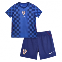 Kroatien Auswärtstrikot Kinder WM 2026 Kurzarm (+ kurze hosen)