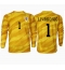 Kroatien Dominik Livakovic #1 Torwart Heimtrikot EM 2024 Langarm