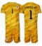 Kroatien Dominik Livakovic #1 Torwart Heimtrikot Kinder EM 2024 Kurzarm (+ kurze hosen)
