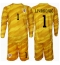 Kroatien Dominik Livakovic #1 Torwart Heimtrikot Kinder EM 2024 Langarm (+ kurze hosen)