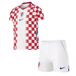 Kroatien Heimtrikot Kinder WM 2026 Kurzarm (+ kurze hosen)