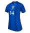 Kroatien Ivan Perisic #14 Auswärtstrikot Frauen WM 2026 Kurzarm Kroatien Ivan Perisic #14 Auswärtstrikot Frauen WM 2026 Kurzarm