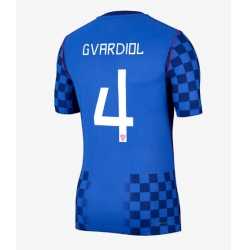 Kroatien Josko Gvardiol #4 Auswärtstrikot WM 2026 Kurzarm