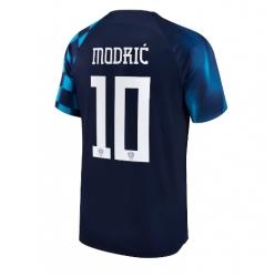 Kroatien Luka Modric #10 Auswärtstrikot WM 2022 Kurzarm