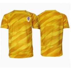 Kroatien Torwart Heimtrikot EM 2024 Kurzarm