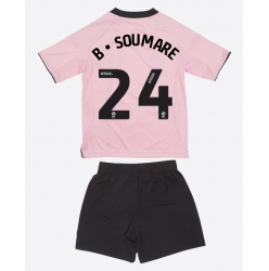 Leicester City Boubakary Soumare #24 3rd trikot Kinder 2025-26 Kurzarm (+ kurze hosen)
