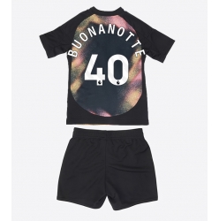 Leicester City Facundo Buonanotte #40 Auswärtstrikot Kinder 2024-25 Kurzarm (+ kurze hosen)