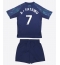 Leicester City Issahaku Fatawu #7 Auswärtstrikot Kinder 2025-26 Kurzarm (+ kurze hosen)