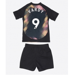 Leicester City Jamie Vardy #9 Auswärtstrikot Kinder 2024-25 Kurzarm (+ kurze hosen)