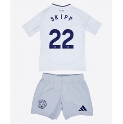 Leicester City Oliver Skipp #22 3rd trikot Kinder 2024-25 Kurzarm (+ kurze hosen)