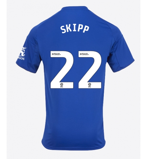 Leicester City Oliver Skipp #22 Heimtrikot 2025-26 Kurzarm Leicester City Oliver Skipp #22 Heimtrikot 2025-26 Kurzarm