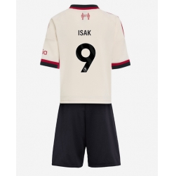 Liverpool Alexander Isak #9 Auswärtstrikot Kinder 2025-26 Kurzarm (+ kurze hosen)