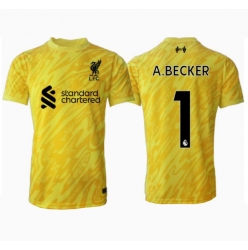 Liverpool Alisson Becker #1 Torwart 3rd trikot 2024-25 Kurzarm