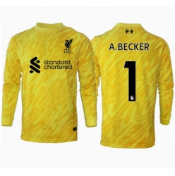 Liverpool Alisson Becker #1 Torwart 3rd trikot 2024-25 Langarm