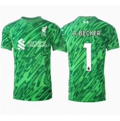 Liverpool Alisson Becker #1 Torwart Auswärtstrikot 2024-25 Kurzarm