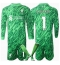 Liverpool Alisson Becker #1 Torwart Auswärtstrikot Kinder 2024-25 Langarm (+ kurze hosen)