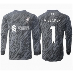 Liverpool Alisson Becker #1 Torwart Heimtrikot 2024-25 Langarm