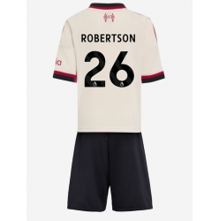 Liverpool Andrew Robertson #26 Auswärtstrikot Kinder 2025-26 Kurzarm (+ kurze hosen)