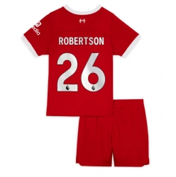 Liverpool Andrew Robertson #26 Heimtrikot Kinder 2023-24 Kurzarm (+ kurze hosen)