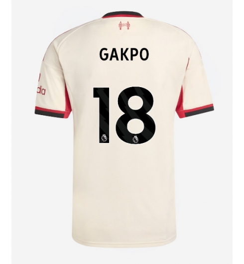 Liverpool Cody Gakpo #18 Auswärtstrikot 2025-26 Kurzarm Liverpool Cody Gakpo #18 Auswärtstrikot 2025-26 Kurzarm