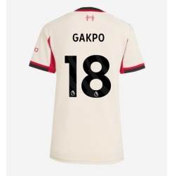 Liverpool Cody Gakpo #18 Auswärtstrikot Frauen 2025-26 Kurzarm