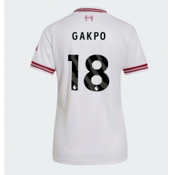 Liverpool Cody Gakpo #18 Auswärtstrikot Frauen 2026-27 Kurzarm