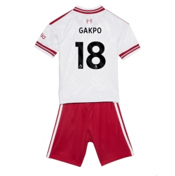 Liverpool Cody Gakpo #18 Auswärtstrikot Kinder 2026-27 Kurzarm (+ kurze hosen)