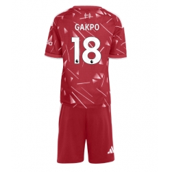 Liverpool Cody Gakpo #18 Heimtrikot Kinder 2026-27 Kurzarm (+ kurze hosen)