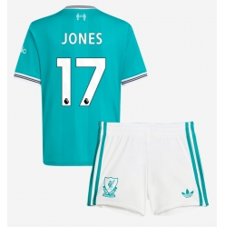Liverpool Curtis Jones #17 3rd trikot Kinder 2025-26 Kurzarm (+ kurze hosen)