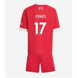 Liverpool Curtis Jones #17 Heimtrikot Kinder 2025-26 Kurzarm (+ kurze hosen)